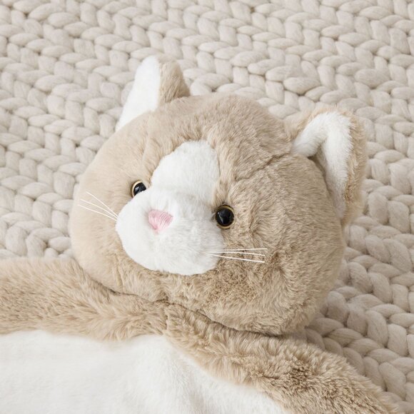 Pottery BarnFaux Fur Plush Play Mat Cat - Picture 2 of 8